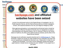 Tablet Screenshot of dc.backpage.com